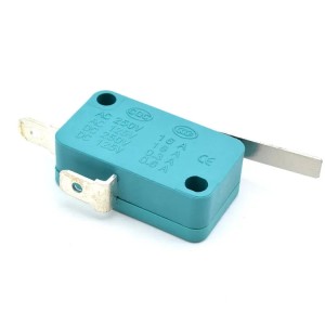 Микропереключатель Toneluck, 16 А, 250 В, концевой выключатель, 2-контактный синий мгновенный переключатель SH2-2 с ручкой