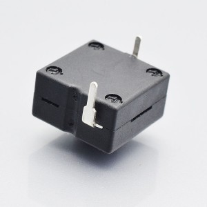 Elektrisk ficklampa svart strömbrytare YT-8008-112A 8,3*8,3 2-stifts on-off ficklampa tryckknappsknapp