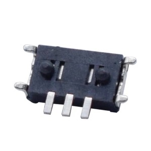 MSS12C02 SMD SMT miniatur 7 pin saklar geser mikro 2 posisi mendukung kustomisasi