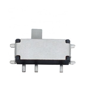 Slide Switch Mini MSK12C02 ປຸ່ມສະວິດຂະໜາດນ້ອຍມີດ້າມ acrylic ສີຂາວ 7 pin