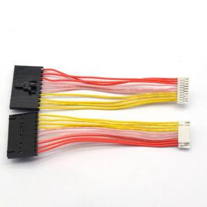10 pin draad harnas platte lint kabel gearstalling elektroanyske oanpaste draad harnas terminal kabel connector stipe maatwurk