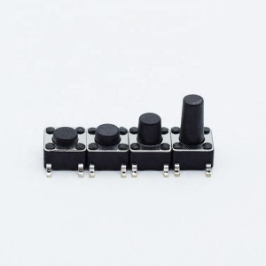 Tlhaloso: TS4545TP SMD Tact switch