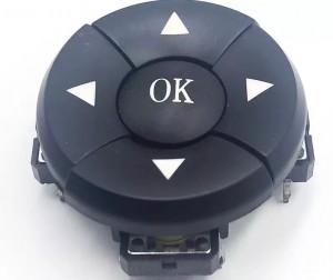 Tastiera a pulsanti da 36 mm 12×12 set di pulsanti con interruttore a 5 vie per strumento di controllo remoto