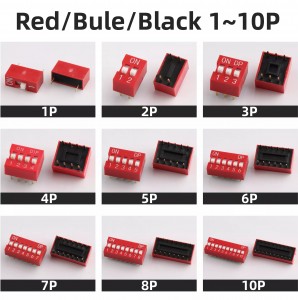 dip switch Dial Switch 1-12 pin ئورنى 2.54mm