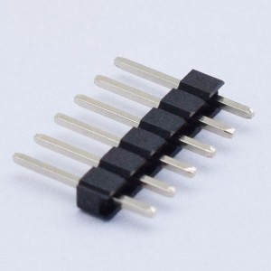 Conector macho de conector macho de cabezal recto de fila única de 2,54 mm, admite personalización de PCB