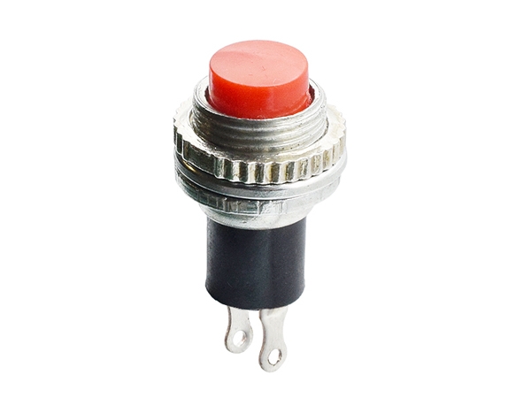 Push button switch DS-314 0.5A 250V inching switch 10 mm Red head