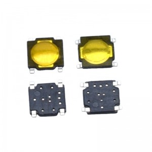 HOT SALE SKRBAAE010 TS45055A 4.5×4.5×0.55mm Tact Switch Surface Mount Height SMT Reflow Solder Tactile Switches EVQPQMB55
