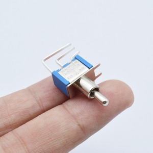 Self-Recovery Toggle switch 90 degree 3 bent pin ON-OFF-ON 3A 250VAC/6A 120VAC