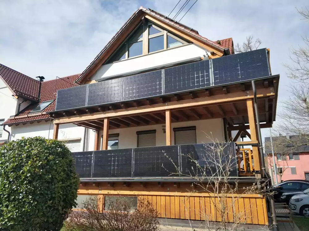 800W Flexibilní panelový balkonový solární systém pro skladování energie solární energie pro domácnost