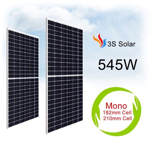 Monokrystalické solární panely 545W