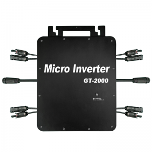 2000W Solar Micro Inverter Smart MPPT IP65 PV System Grid Tie med WiFi