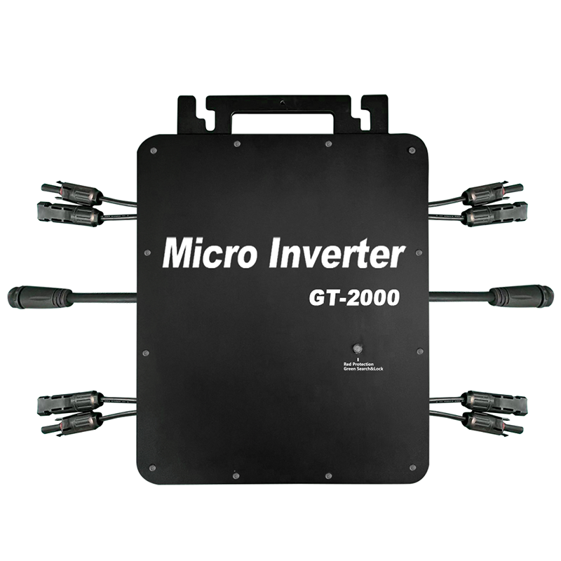 2000W solární mikro invertor Smart MPPT IP65 PV systém mřížka s WiFi