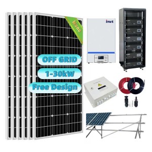 Умная солнечная система 1 кВт 3 кВт 5 кВт 10 кВт Солнечная энергетическая система Популярная модель для дома Высококачественные солнечные панели