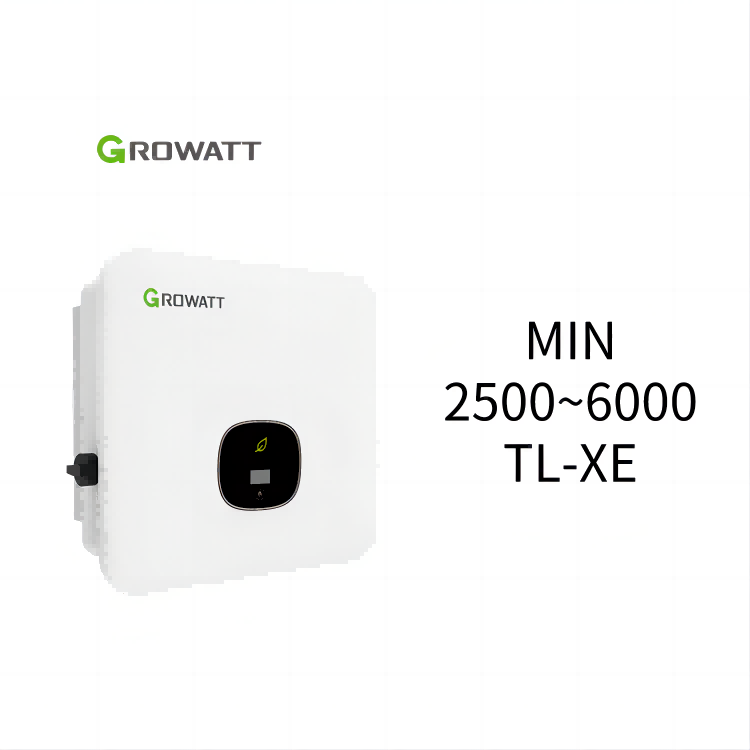 GROWATT MIN 2500~6000TL-XE inverter päikeseenergiasüsteem koduseks kasutamiseks