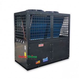 15 AG komercinis oro šaltinio šilumos siurblio blokas, skirtas centrinei karšto vandens šildymo sistemai