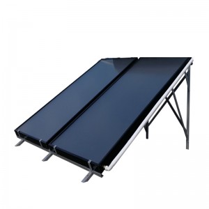High Class Flat Plate Solar Collector nga adunay Black Chrome Coating