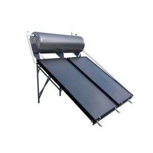 Calentador de agua solar 300L con colector de placa plana tipo presurizado
