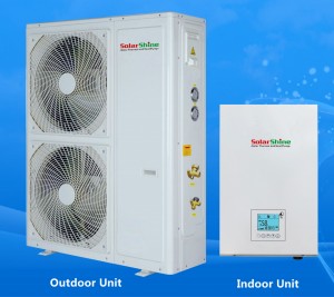 Erp A+++ Air to Water Split Air to water heat pump R32 WIFI Full DC Inverter EVI China heat pump, OEM factory heat pump