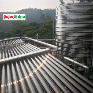 50 Tubes Vacuum Tube Solar Collector Kit Fertikaal Mounted