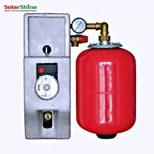 Estación de trabajo solar de seguridad para sistemas de calentador de agua solar de tipo dividido