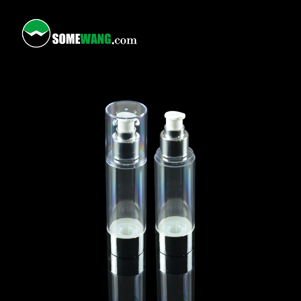 80ml 100ml 120ml AS plastic pomp spray lege cosmetische airless flesse foar cream floeibere lotion serum hûd soarch