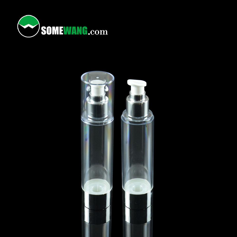 80ml 100ml 120ml AS pompë plastike spray shishe kozmetike bosh pa ajër për krem ​​të lëngshëm serum për kujdesin e lëkurës