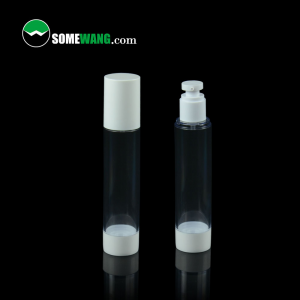 lotion refillable cosmetic packaging 15ml 20ml 30ml 50ml 120ml airless pump spray cream bottle