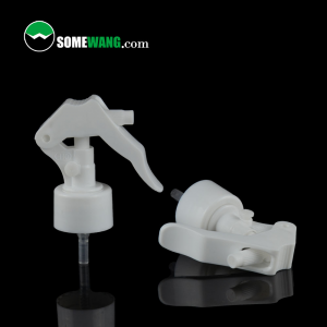 ပလပ်စတစ်ပုလင်းအတွက် 24/410 28/410 White Black Mist Spray Nozzle Head Mini Trigger Sprayer Pump