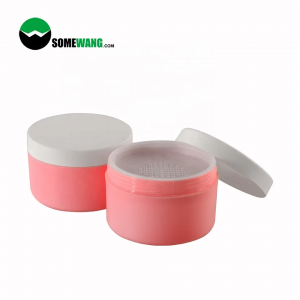 SOMEWANG Empty Compact Loose Powder Container Makeup Powder Face Powder Cosmetic Ntim Jar