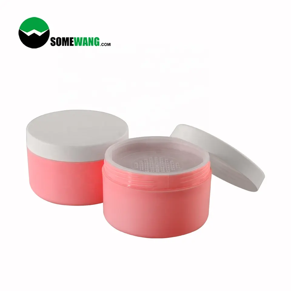 SOMEWANG Empty Compact Loose Powder Container Maquillage Powder Face Powder Cosmetic Packaging Jar