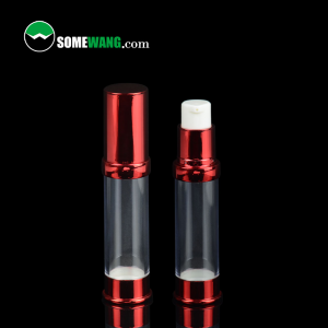 Engros 5ml 7ml 10ml AS rød kosmetisk airless serumflaske