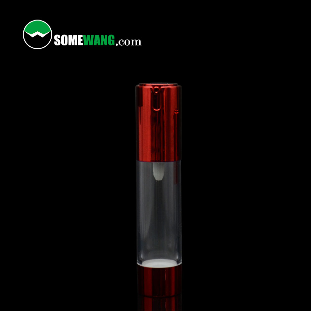 Tita Gbona 10ml 15ml 20ml 30ml Red Aluminiomu AS Kosimetic Airless Pump Bottle