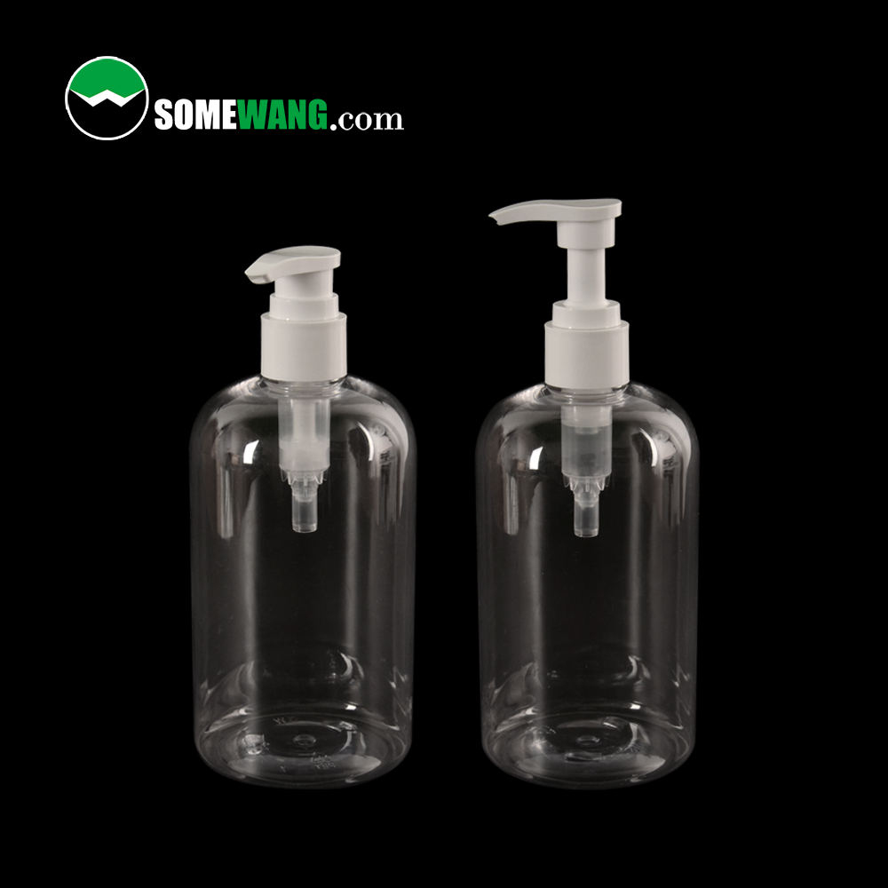 Hot Sale PET-muovinen kosteusemulsiopullo 100 ml/200 ml/500 ml kosmeettinen pakkausshampoo suihku pumppusuihkulla