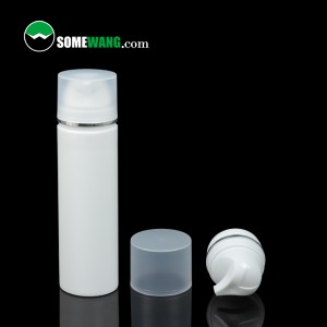 Tilpas 30ml 50ml 80ml 100ml 120ml 150ml PP plast luftløs lotion pumpeflaske til kosmetisk emballage