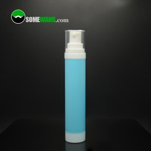 30 ml 50 ml 80 ml bosh shumëngjyrësh PP enë paketimi kozmetik plastik locion serumi shishe pompe pa ajër