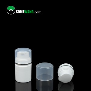 ຕົວຢ່າງຟຣີ 30ml 50ml 80ml 100ml 120ml 150ml cosmetic packing white pp serum airless vacuum container bottle for skin care lotion cream
