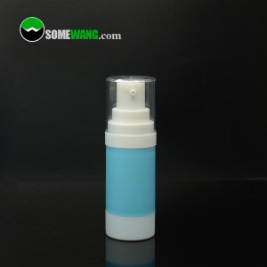 30ml 50ml 80ml रंगीत रिकामी PP प्लास्टिक कॉस्मेटिक पॅकेजिंग कंटेनर सीरम लोशन एअरलेस पंप बाटली