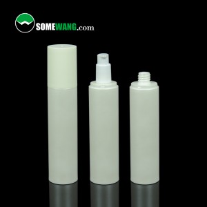 100ml 120ml Cosmetic Airless Rotary Pump Lotion Cream Plastic Bottle