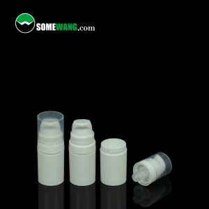 5ml 10ml 15ml 20ml PP klar hvid sort kosmetisk lotion fedtpumpe airless flaske