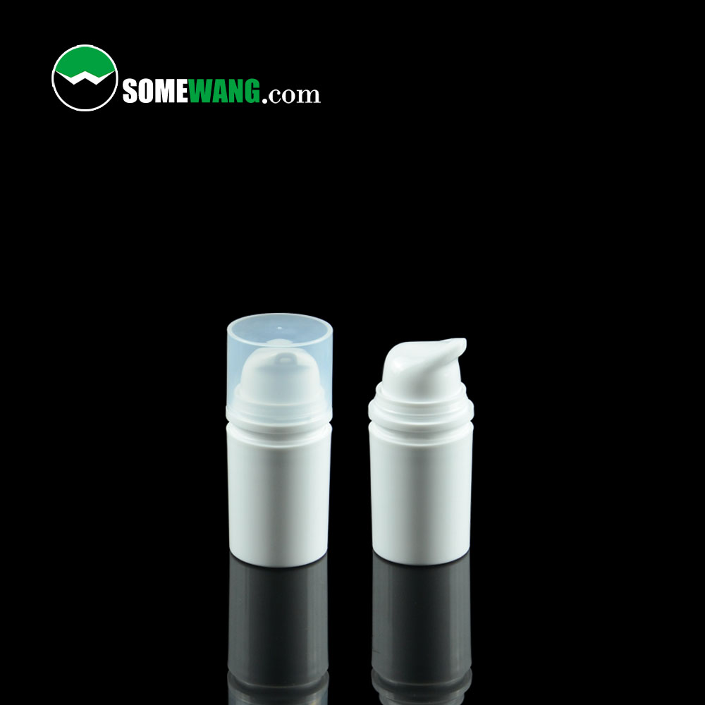 Direkte fabrikk plast kosmetisk luftløs flaske 15ml 15ml 50ml 80ml ansikt øyekrem luftløs lotion spray pumpe flaske PP tom