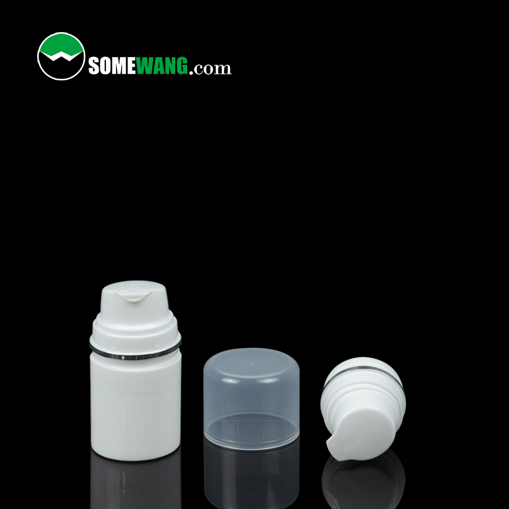 Pas 30ml 50ml 80ml 100ml 120ml 150ml PP plastic airless lotion pompfles voor cosmetische verpakkingen aan