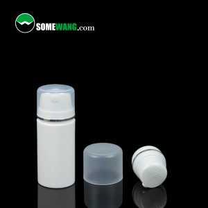 PP Airless na bote 30ml 50ml 80ml 100ml 120ml 150ml Cosmetic Container Makintab na Frosted Emulsion Skin care serum bottle packaging