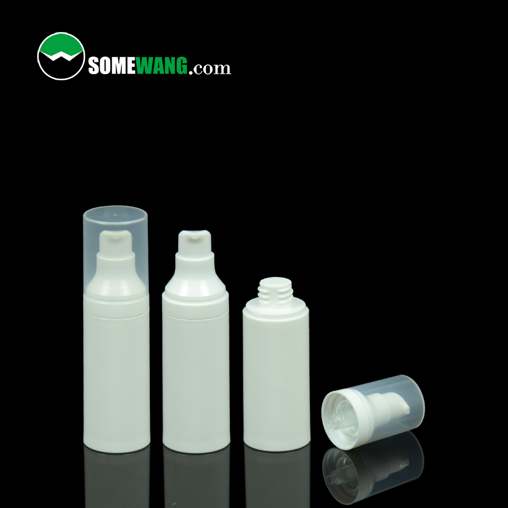 20ml 30ml 40ml 50ml πολυτελές λευκό πλαστικό προσαρμοσμένο σετ άδειο μπουκάλι καλλυντικών περιποίησης επιδερμίδας μπουκάλι αντλία λοσιόν airless skincare PP