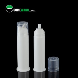 PP plastic toothpaste container 60ml 100ml packaging bottles cosmetic airless pump bottle para sa toothpaste