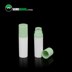 5 ml-es 15 ml-es kozmetikai csomagolású fehér Pp kozmetikai levegő nélküli pumpás flakon
