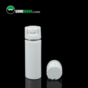 कस्टम वायुहीन स्प्रे बोतल 30g 50g 80g 100g 120g 150g सफेद पीपी प्लास्टिक कॉस्मेटिक लोशन फेस क्रीम वायुहीन पंप बोतल