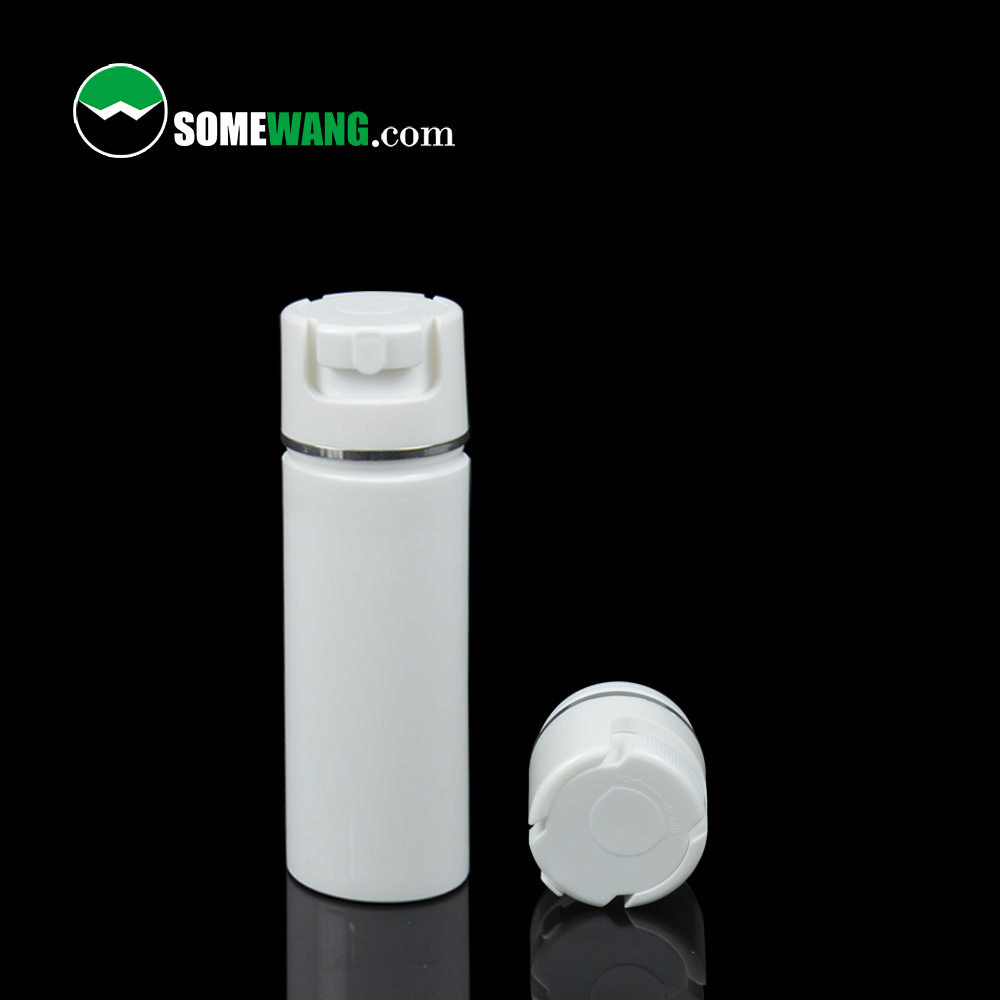 Kustom botol semprot pengap 30g 50g 80g 100g 120g 150g putih PP plastik lotion kosmetik krim wajah botol pompa pengap
