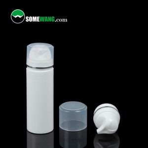 En gros 30 ml 50 ml 80 ml 100 ml 120 ml 150 ml PP cylindre en plastique airless lotion pompe bouteille de soins de la peau pour liquide