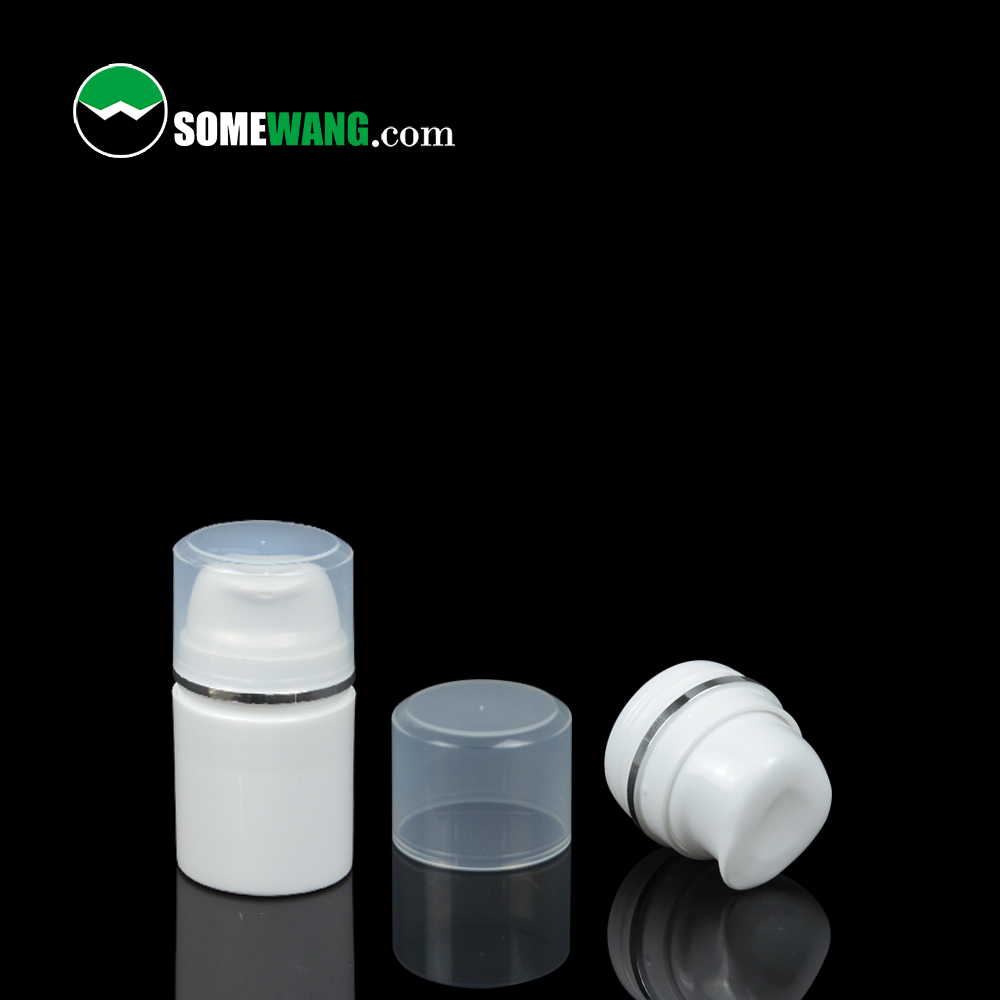 30ml 50ml 80ml 100ml 120ml 150ml Empty White Cosmetic Facial Cleanser Pp Plastic Airless Pump Bottle Para sa Losyon
