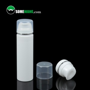 White PP 30ml 50ml 80ml 100ml 120ml 150ml Plastic Airless Container, Cosmetic Empty Lotion Pump Pump Airless Bottle